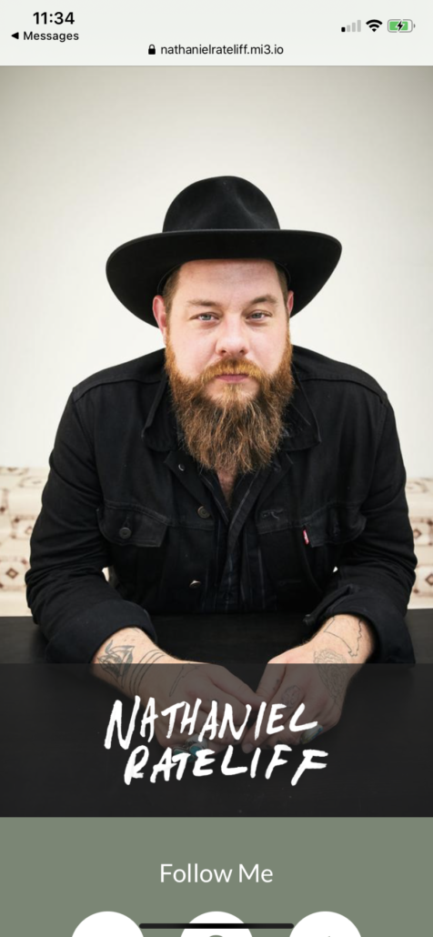 nathaniel rateliff link in bio example